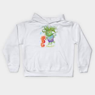 Amabie Yokai to Protect You Kids Hoodie